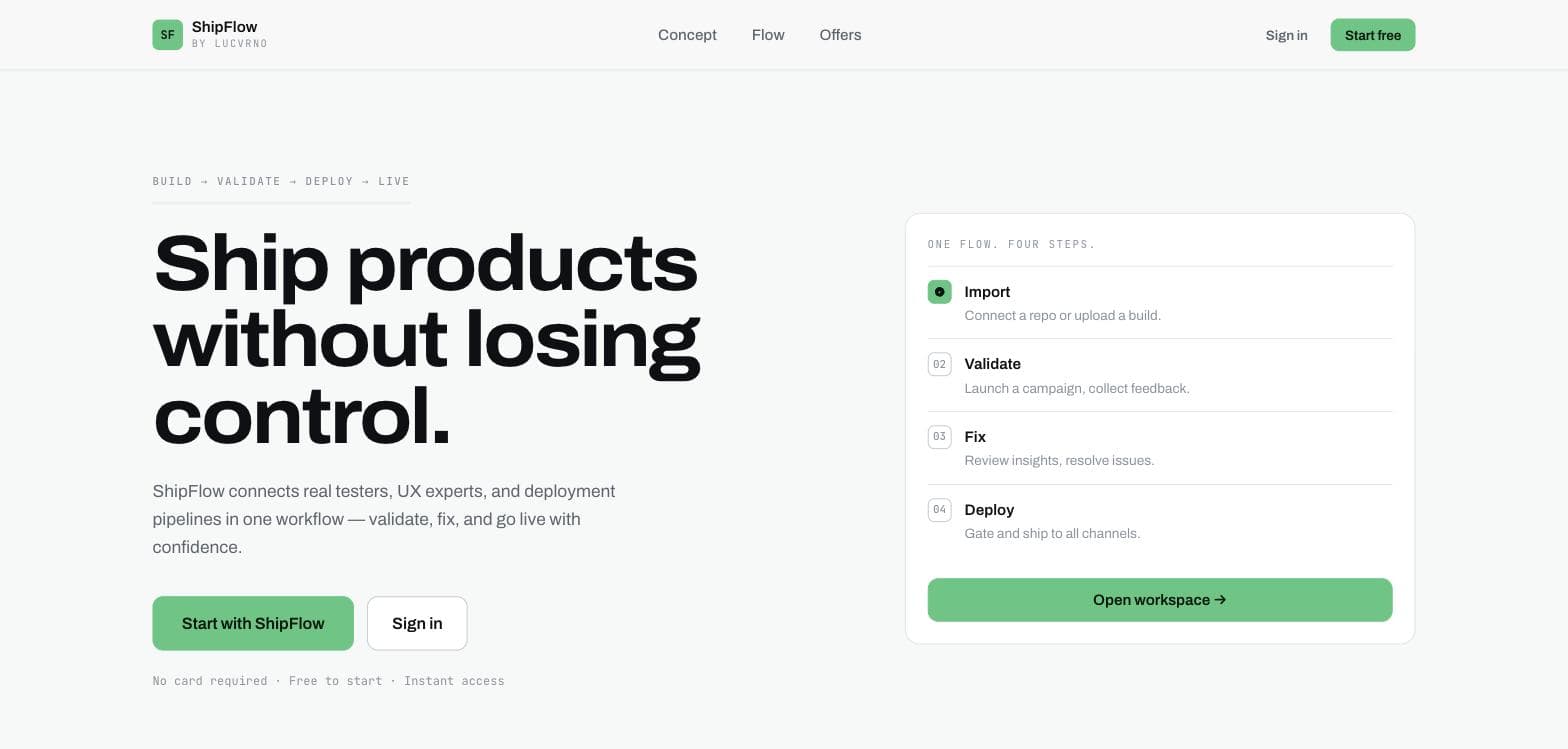 ShipFlow video preview